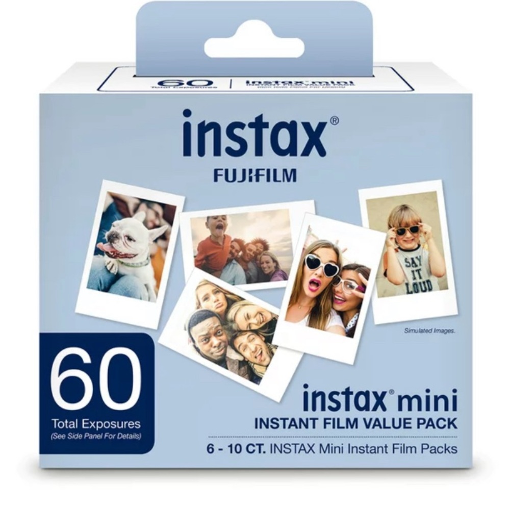 Instax Fuji instant film 6 pack (60 pics)